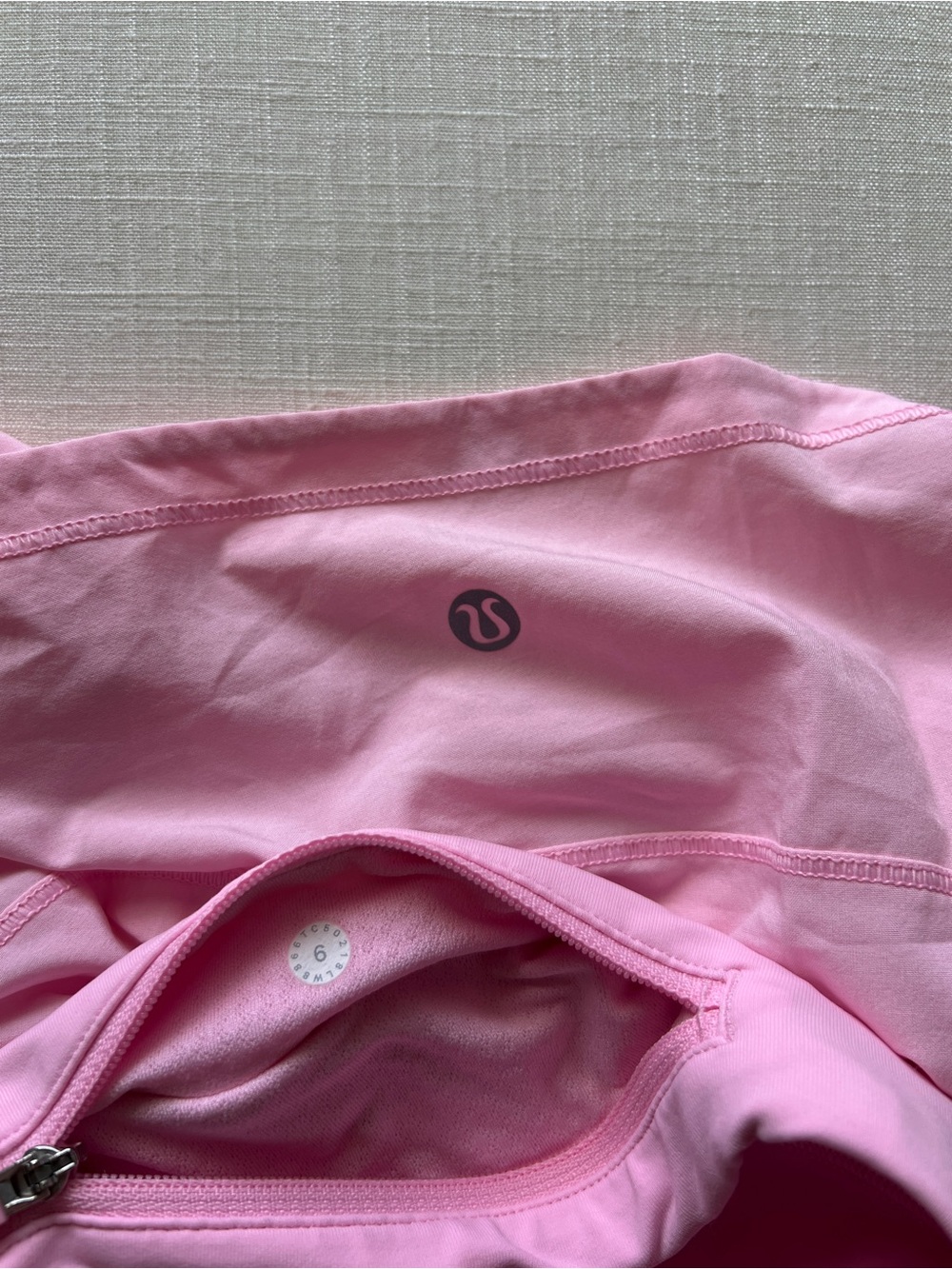RARE Lululemon Pace Rival Skirt (Tall) *4-way Stretch 15" Miami Pink - Size 6 - Picture 5 of 6